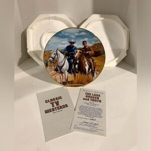 The Hamilton Collection The Long Ranger and Tonto Plate # 4386B
